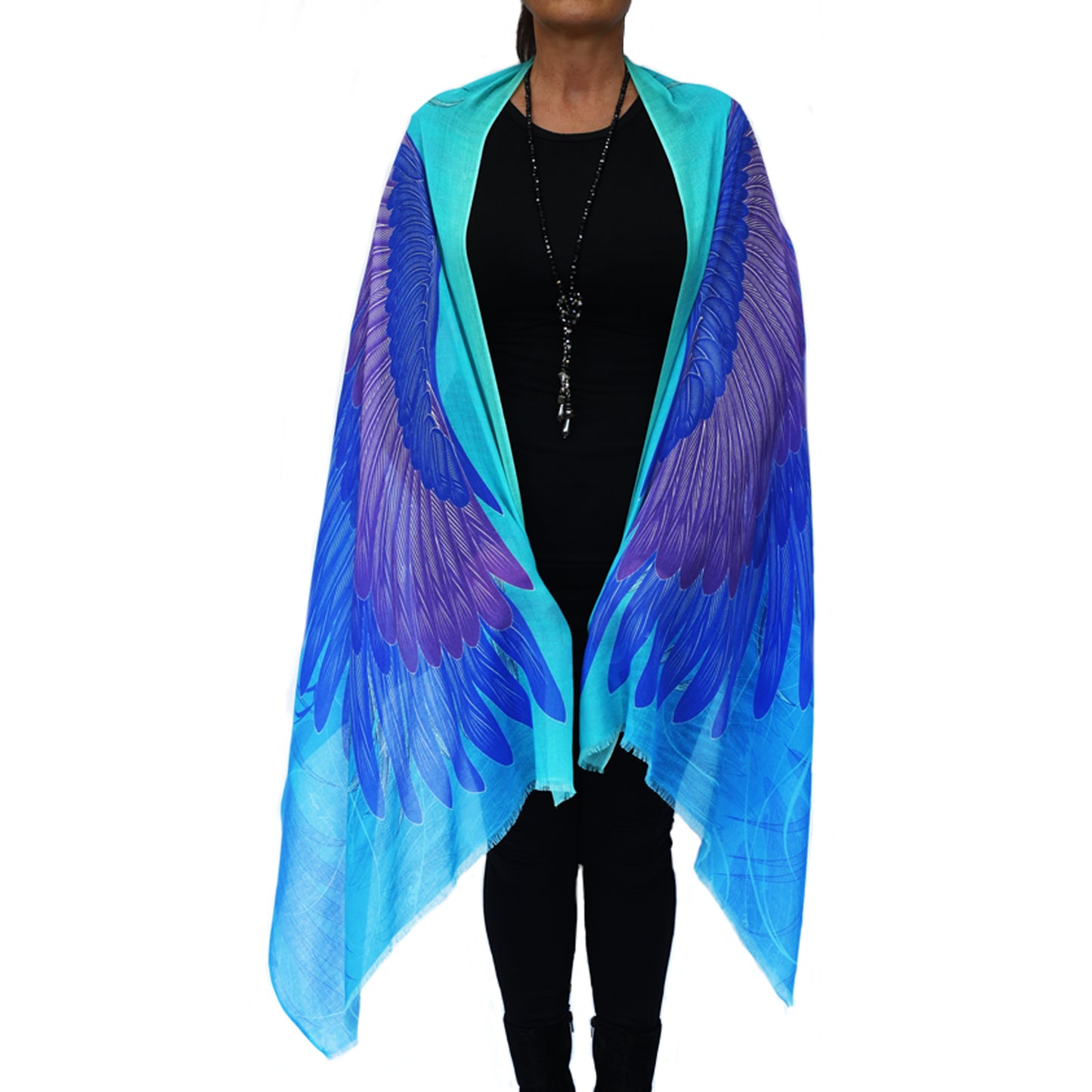 wearable art, wearable art scarf, graduation gift, mothers day gift, gift of encouragement, meaningful gift, gift for her, unisex gift, Australian designer, Wayne Tikisci, Teresa Gratkowski, special gift, unisex gift, Pacific Breeze Australia, Pacific Breeze, cotton modal scarf, soft shawl, gift for grieving, grief gift, thoughtful gift, meaningful gift, Australian design