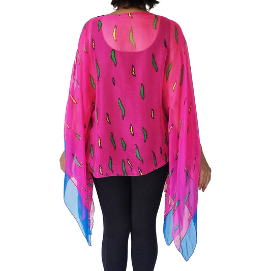 Diva Drape, resort wear, resort chic, pure silk coverup, swim cover up, top arm coverage, shoulder cover, stylish top, Pacific Breeze, Pacific Breeze Australia, Australian made, timeless style, ; resort style; travel wear; pack light; multi-wear garment; versatile holiday wear; pack light; Australian designer; made in Australia