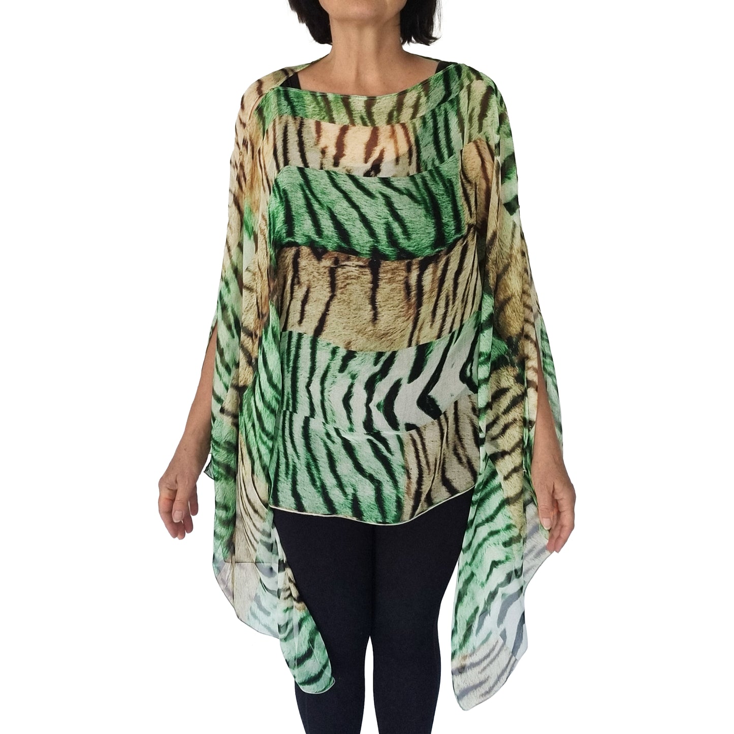 Diva Drape, resort wear, resort chic, pure silk coverup, swim cover up, top arm coverage, shoulder cover, stylish top, Pacific Breeze, Pacific Breeze Australia, Australian made, timeless style, ; resort style; travel wear; pack light; multi-wear garment; versatile holiday wear; pack light; Australian designer; made in Australia