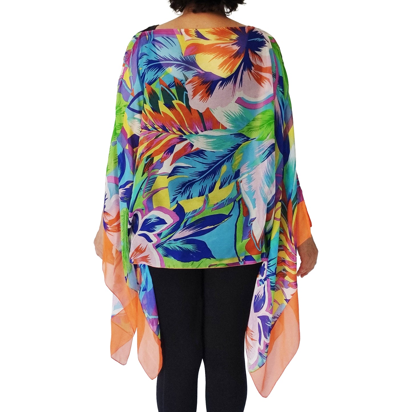 Diva Drape, resort wear, resort chic, pure silk coverup, swim cover up, top arm coverage, shoulder cover, stylish top, Pacific Breeze, Pacific Breeze Australia, Australian made, timeless style, ; resort style; travel wear; pack light; multi-wear garment; versatile holiday wear; pack light; Australian designer; made in Australia