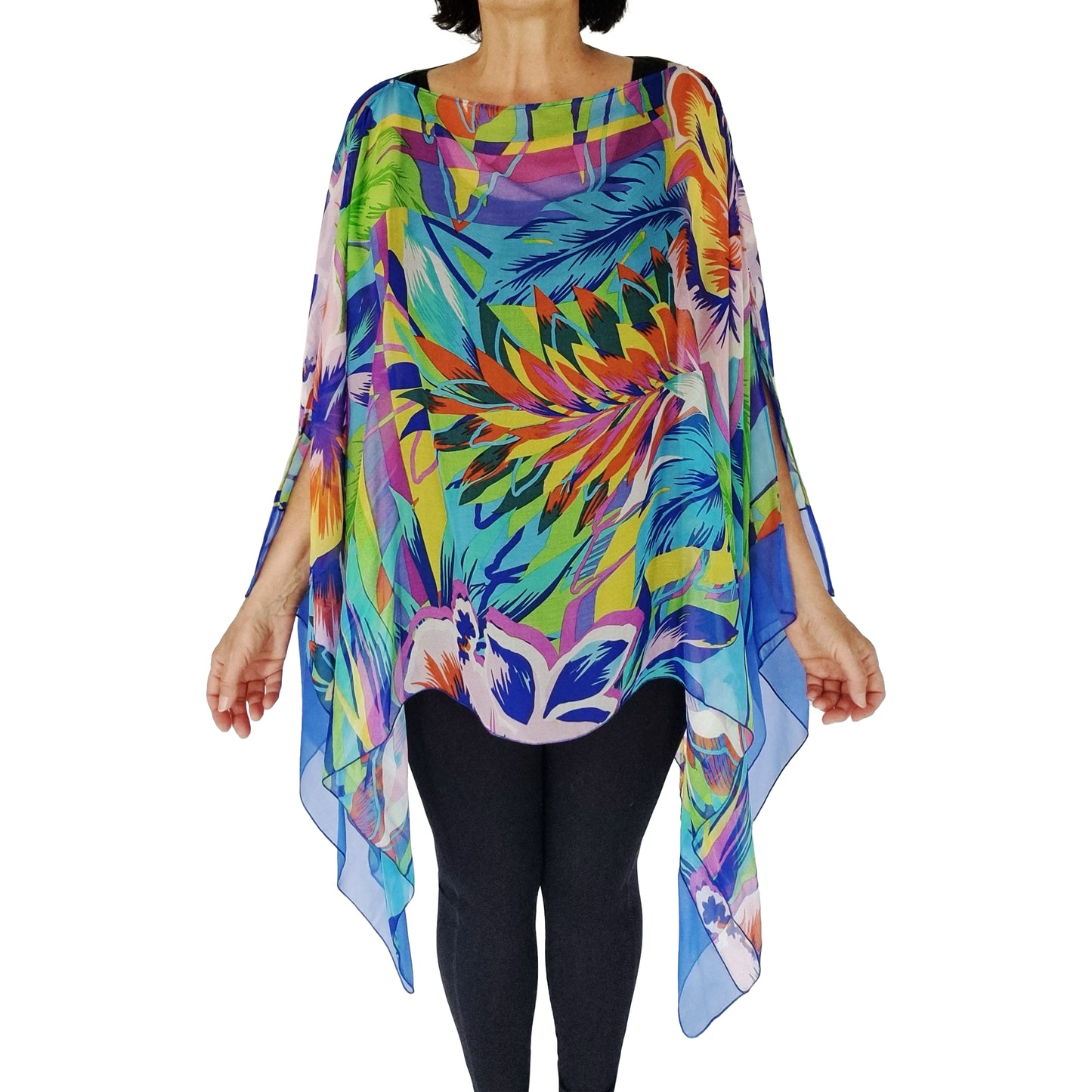 Diva Drape, resort wear, resort chic, pure silk coverup, swim cover up, top arm coverage, shoulder cover, stylish top, Pacific Breeze, Pacific Breeze Australia, Australian made, timeless style, ; resort style; travel wear; pack light; multi-wear garment; versatile holiday wear; pack light; Australian designer; made in Australia