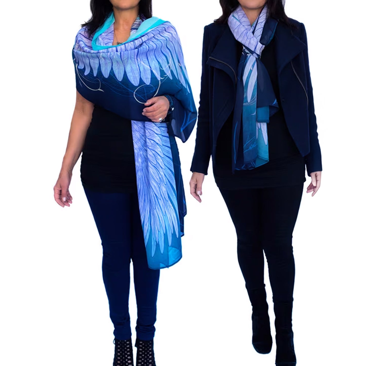 wearable art; wearable art scarf; eagle wings scarf, pure silk, special gift for her, graduation gift; mothers day gift; gift of encouragement; meaningful gift; gift for her; Australian designer; Wayne Tikisci; Teresa Gratkowski; special gift; unisex gift; Pacific Breeze Australia; Pacific Breeze; pure silk scarf; luxurious shawl; gift of encouragement; grief gift; thoughtful gift; meaningful gift
