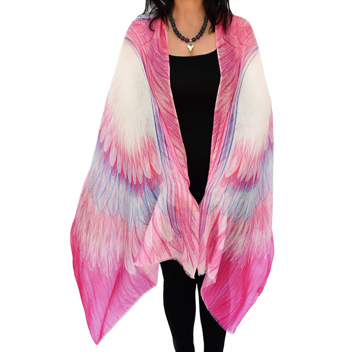 wearable art, wearable art scarf, meaningful gift, gift for her, Australian designer, Wayne Tikisci, Teresa Gratkowski, special gift, unisex gift, Pacific Breeze Australia, Pacific Breeze, cotton modal scarf, soft shawl, gift for grieving, grief gift, thoughtful gift, meaningful gift
