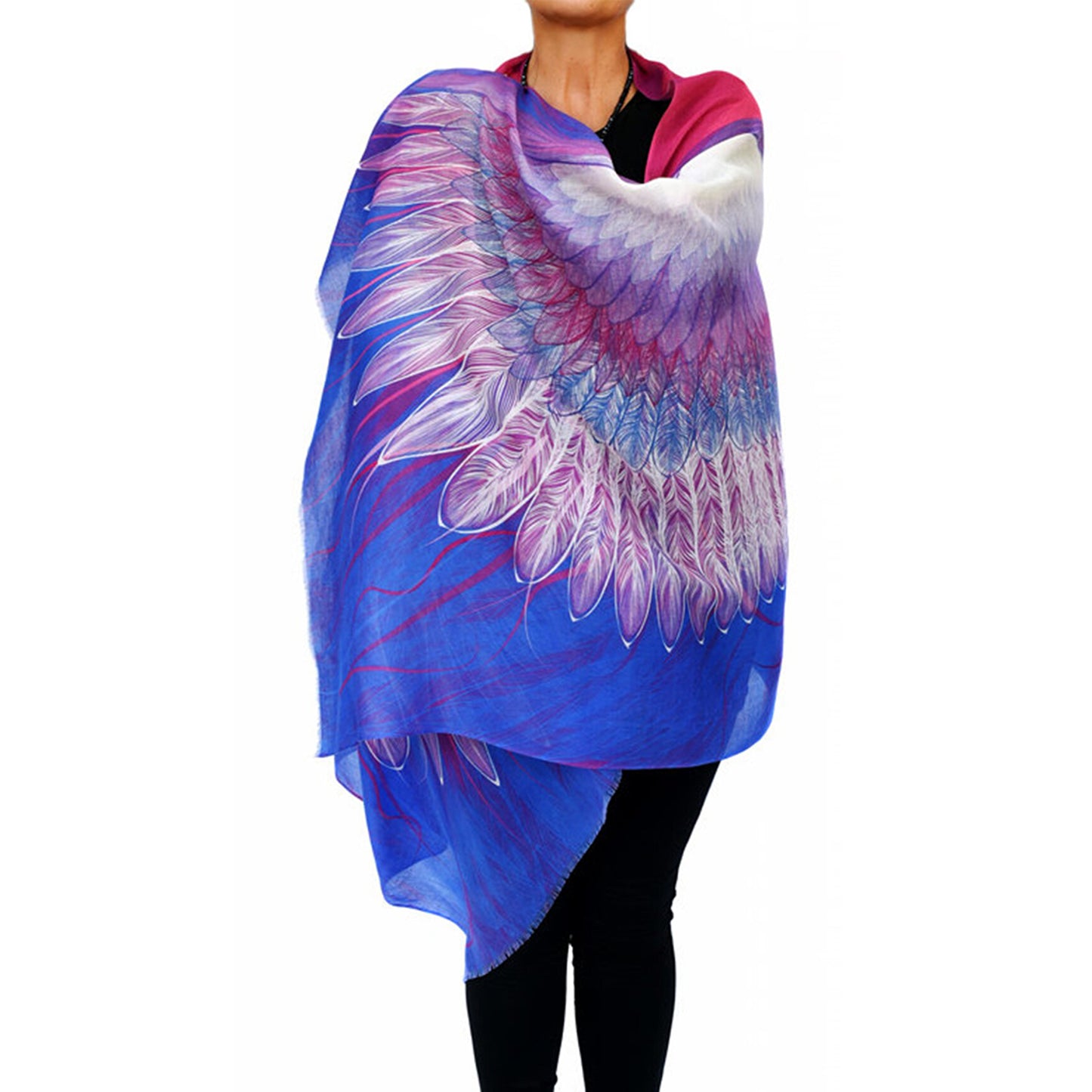 wearable art, wearable art scarf, graduation gift, mothers day gift, gift of encouragement, meaningful gift, gift for her, unisex gift, Australian designer, Wayne Tikisci, Teresa Gratkowski, special gift, unisex gift, Pacific Breeze Australia, Pacific Breeze, cotton modal scarf, soft shawl, gift for grieving, grief gift, thoughtful gift, meaningful gift, Australian design